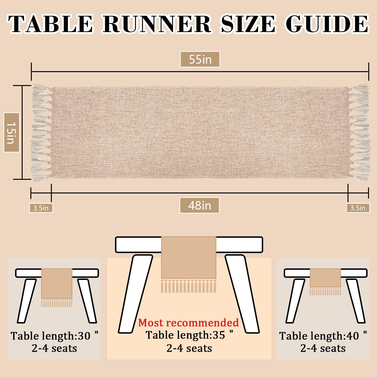 yuboo Boho table runner party ready decor idea for gatherings
