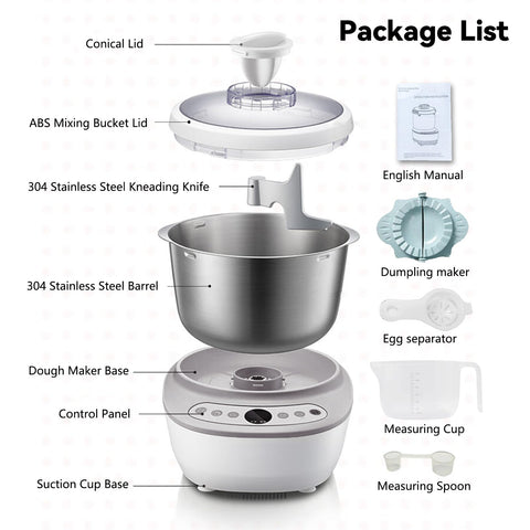 YUCHANLUCK easy-clean design supports quick cleanup after busy baking sessions.