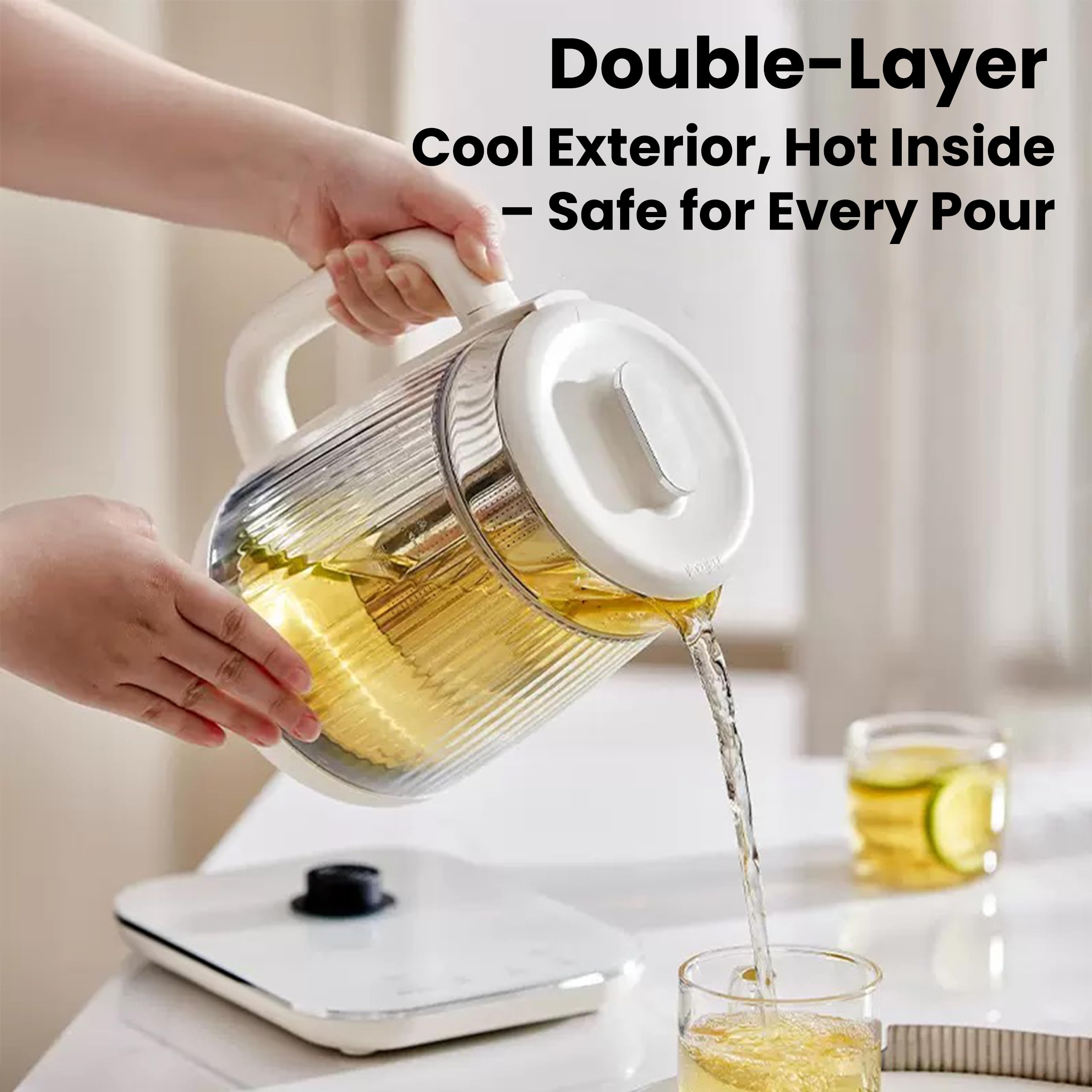 YUCHANLUCK kettle touch panel display for easy control