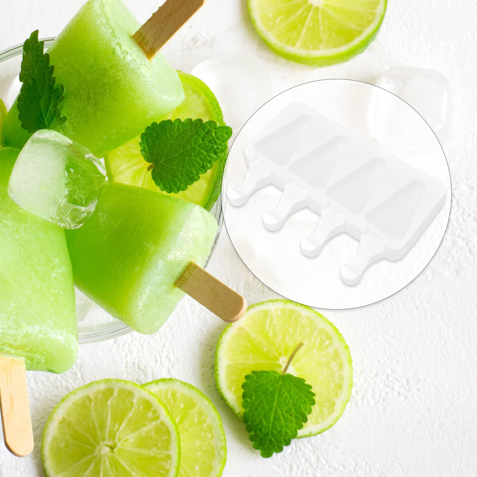 Yuecoom easy-release surface supports quick popsicle removal after freezing