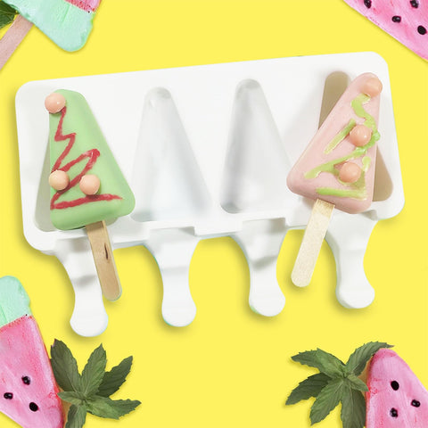 Yuecoom multi-grid ice bar tool for four triangle popsicles, smooth release