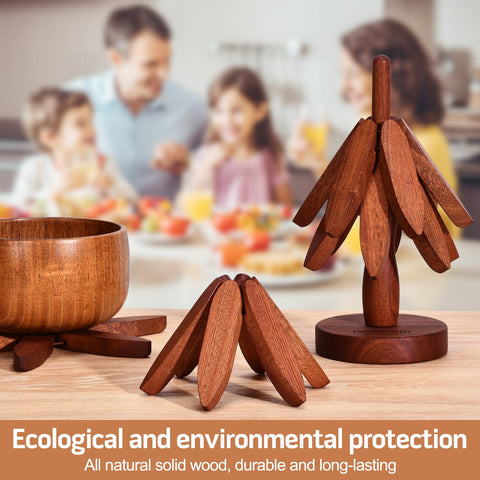 Yuejihuisimple unfolded trivet measures 7.8 inches for versatile pots.