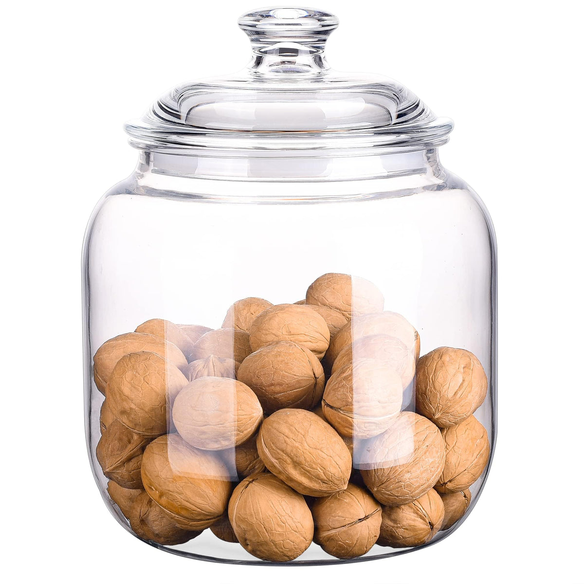 YUEJUM 128oz canister body shows durable, shatterproof storage for cookies and tea.