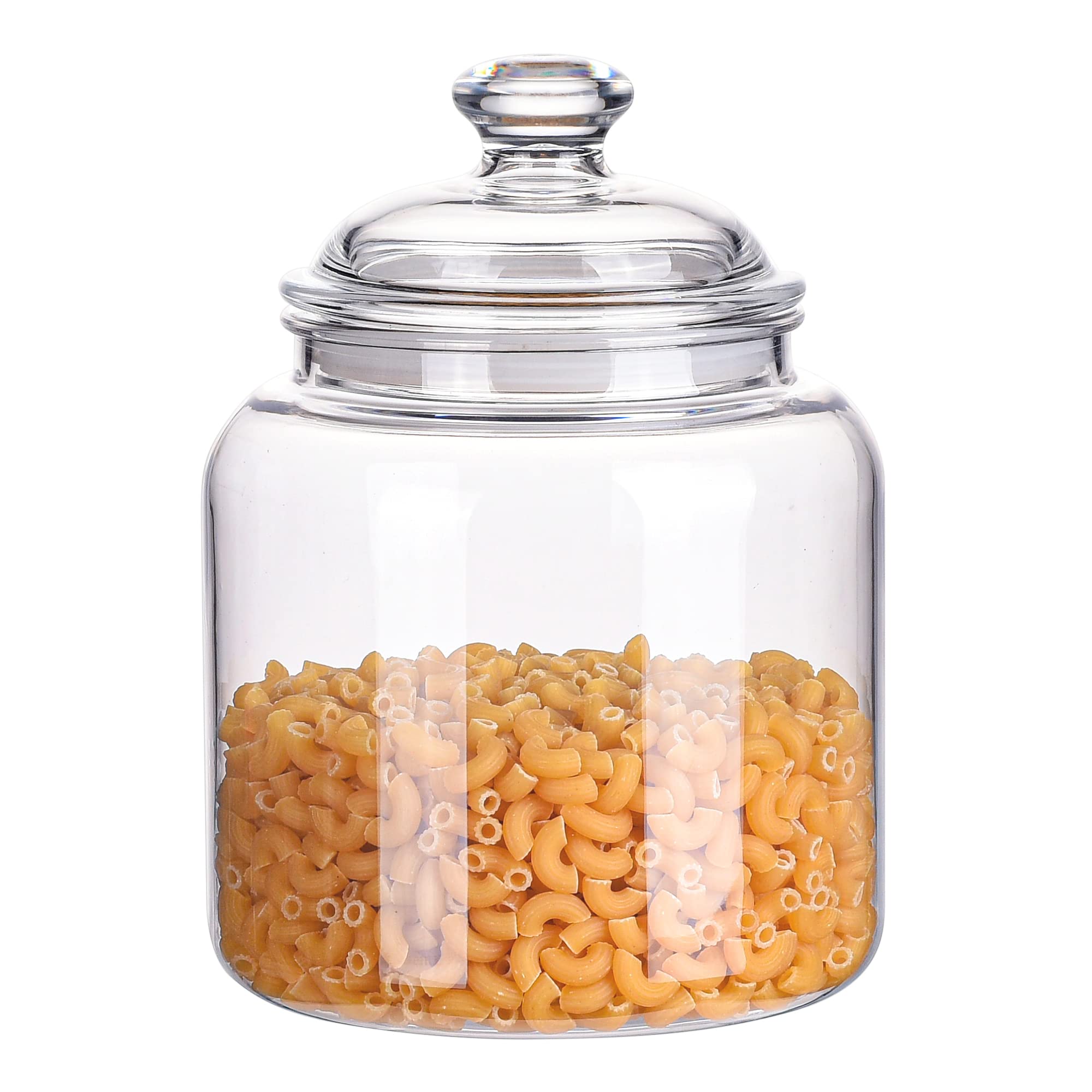 YUEJUM 50oz airtight jar for coffee preserves aroma and freshness.