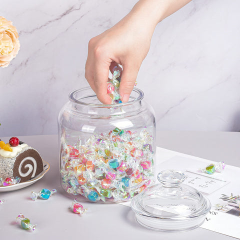YUEJUM 50oz airtight jar for snacks keeps treats organized.