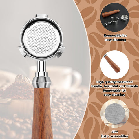 YUEYEE portafilter makes a thoughtful gift for home baristas seeking consistency.