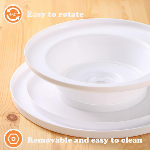 Yuixoseu concentric guide rings help center cakes precisely during decorating