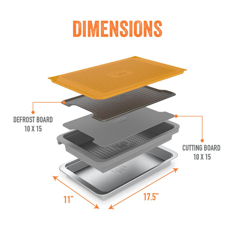Yukon Glory Prep 'N Serve textured tray aids even marinade exposure