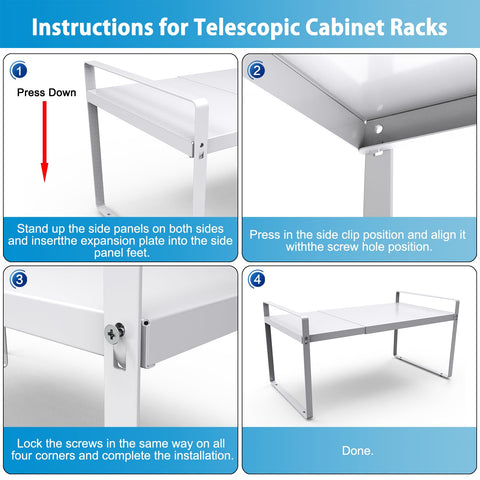 Yuleimy shelf in kitchen boosts cabinet tidiness and access