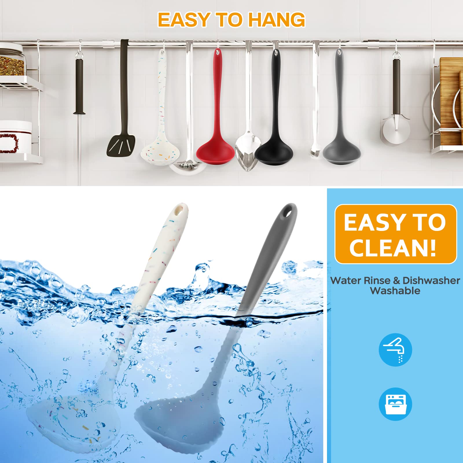 YuLohass ladle ideal for soups, stews and broths