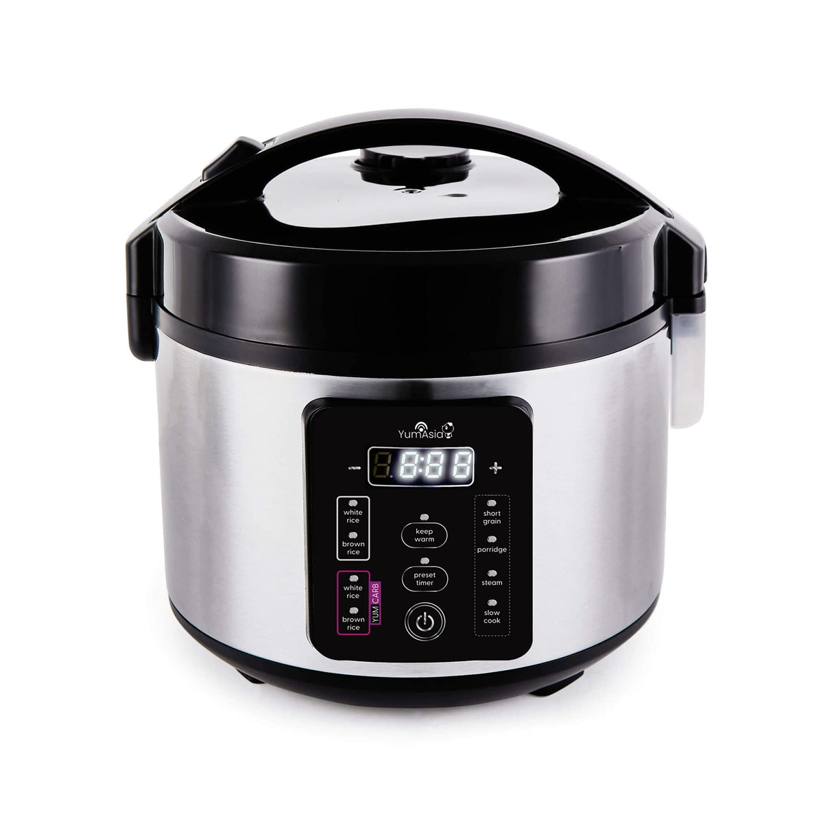 Yum Asia YumCarb rice cooker front view for a stylish kitchen.