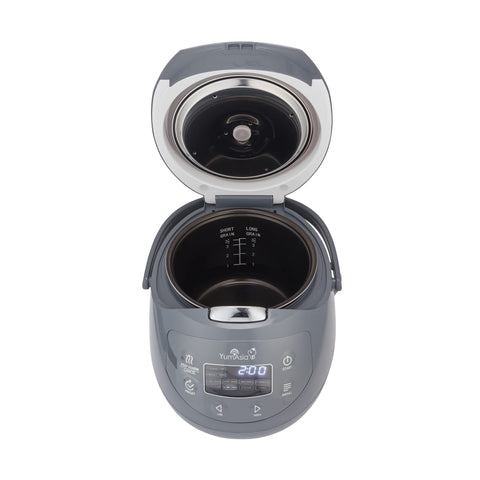 Includes steaming basket for healthy meals with the Panda Mini Rice Cooker.