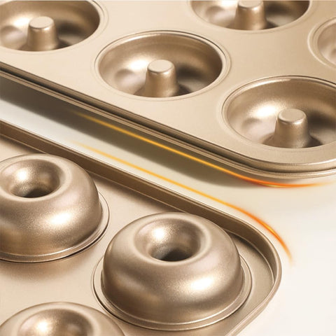 Yumatouch pan 2.75-inch cavities create standard donuts for uniform results