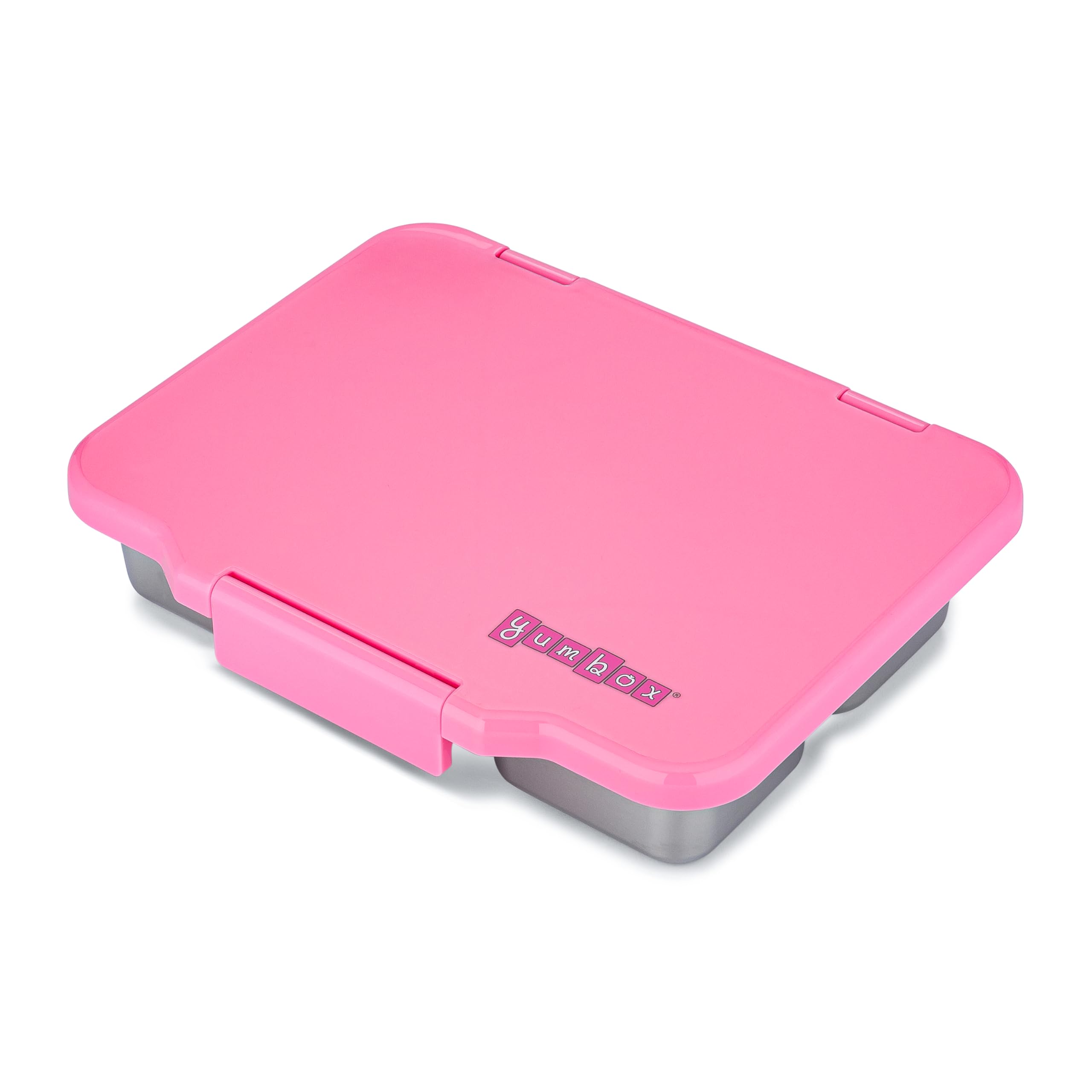 Compact 9x7x2 inch Yumbox Prêt fits most lunch bags for travel efficiency.