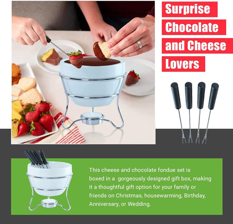 Yumchikel multipurpose fondue set, a thoughtful gift for cheese lovers.