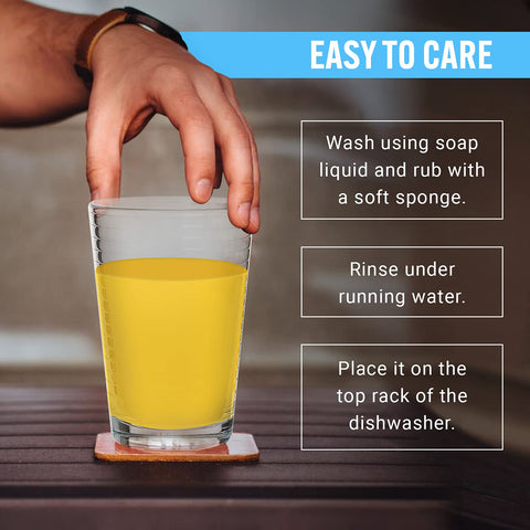 Yumchikel kitchen-ready glassware, 7oz juice glasses for home or cafe