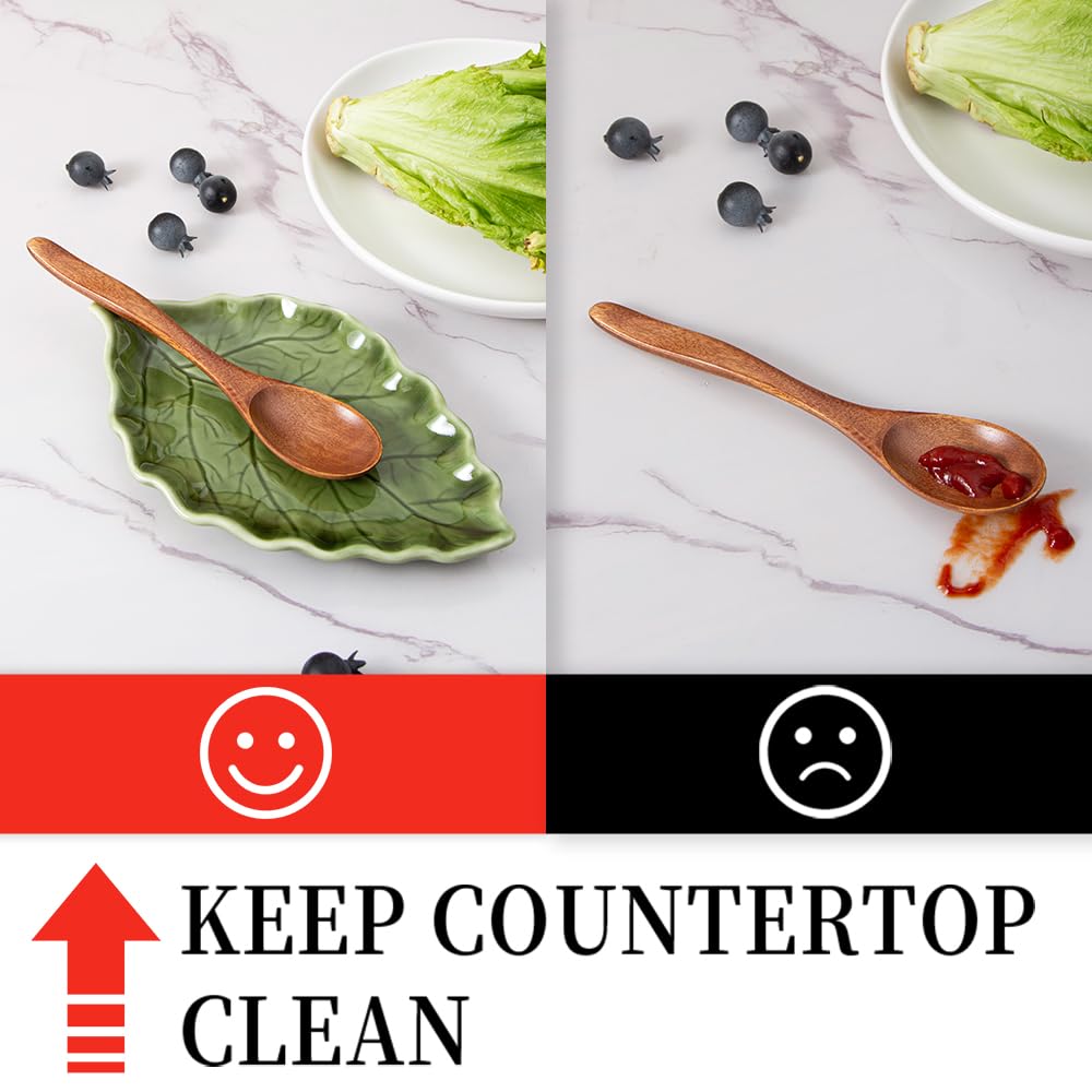 YumiPLUS large spoon rest on counter handles spoons and spatulas neatly