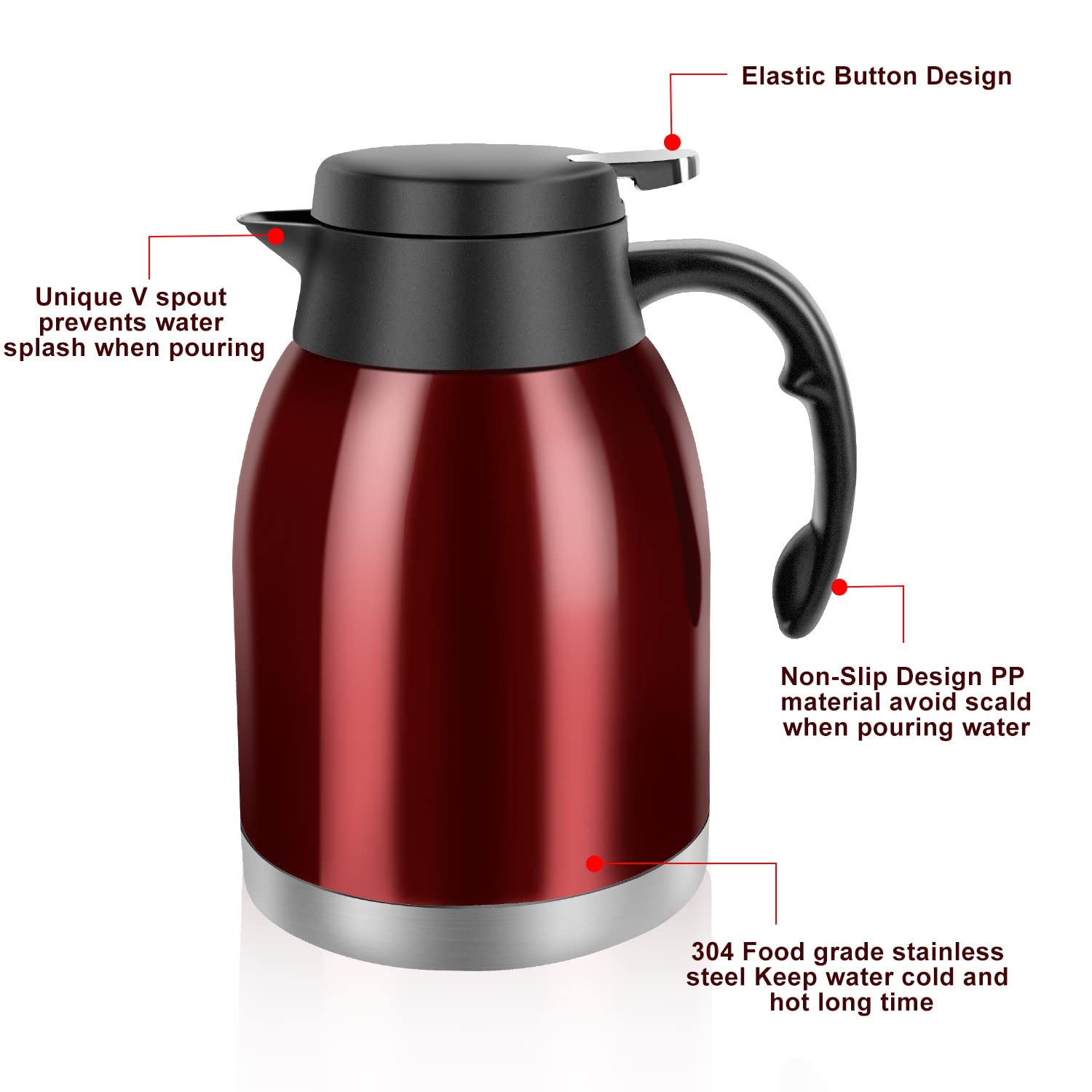Yummy Sam V-spout reduces splashes during pouring