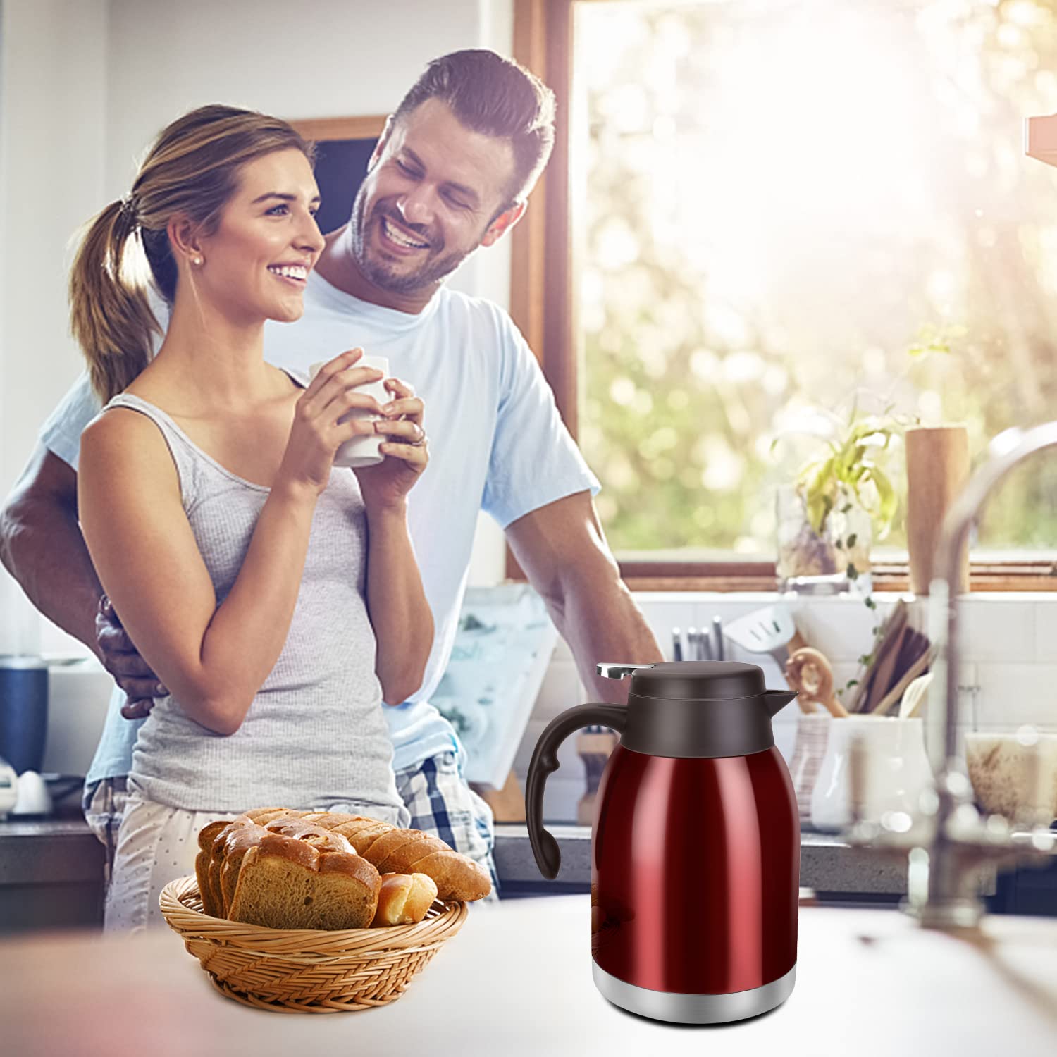 Yummy Sam versatile carafe suitable for tea, milk, or juice service