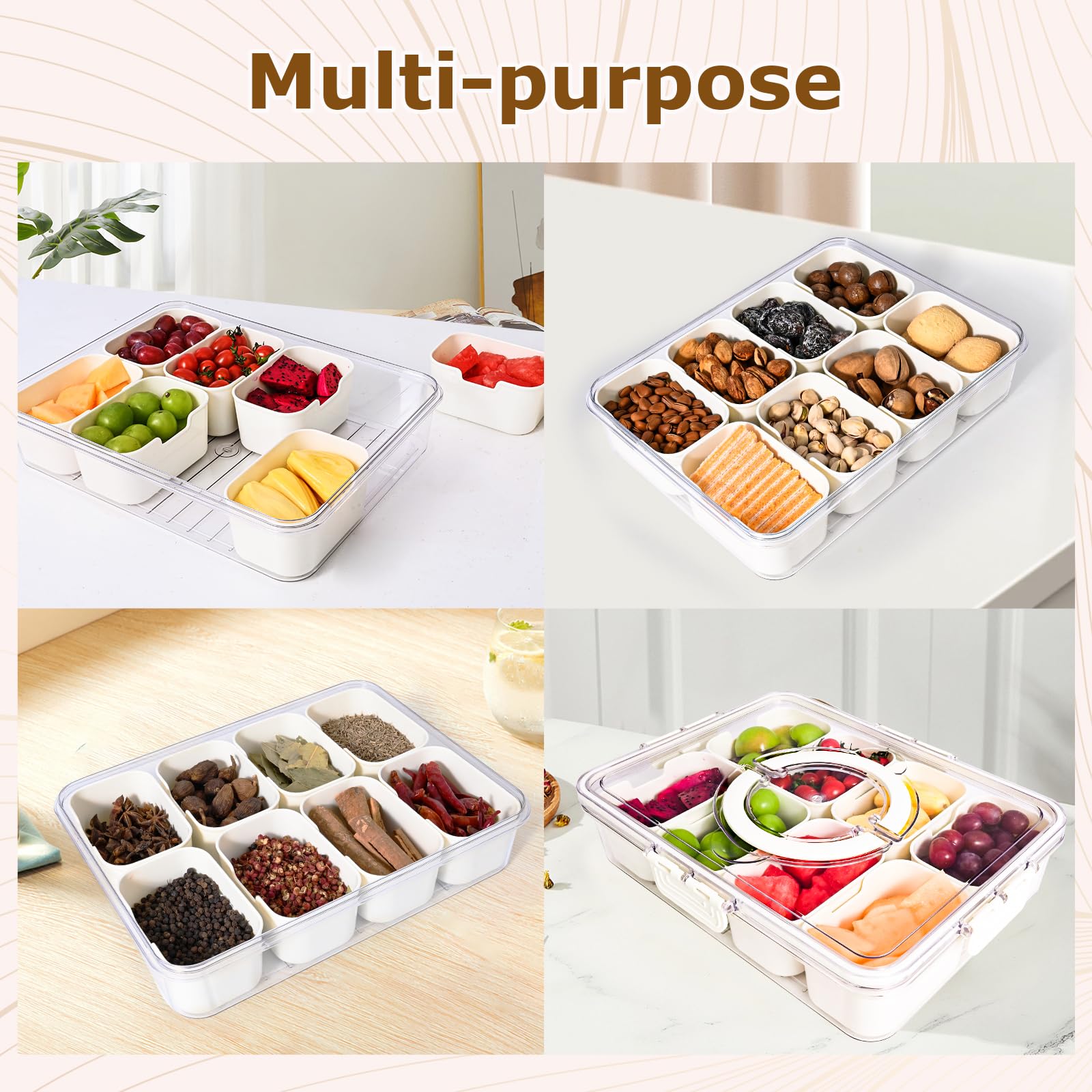 YUMUN Snackle Box airtight lid preserves freshness and prevents flavor mixing