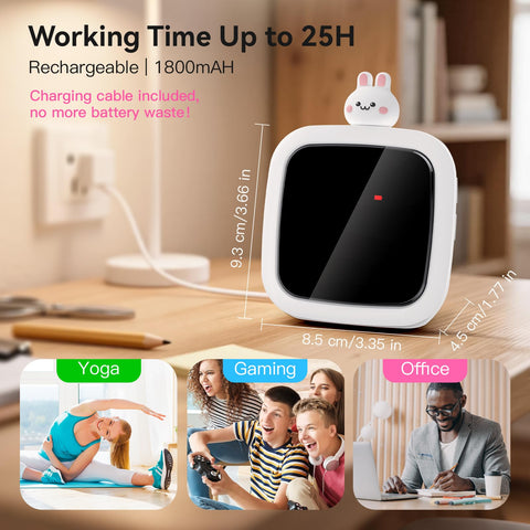 Nine color displays plus DIY editing for personalized visual cues.
