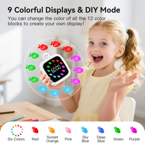 Rechargeable timer with USB charging keeps daily use uninterrupted.