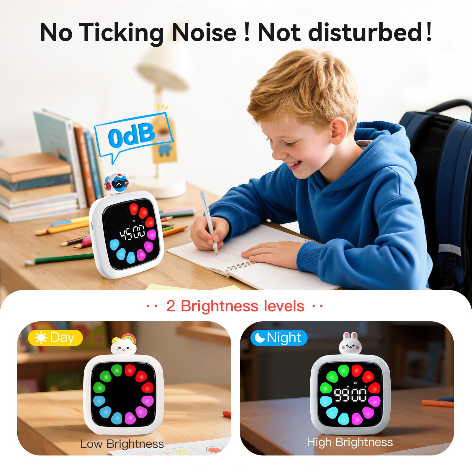 Yunbaoit timer ideal for kitchen and study use, supporting efficient time management