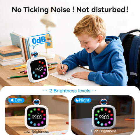 Yunbaoit timer with 19 ringtones offers gentle reminders for tasks.