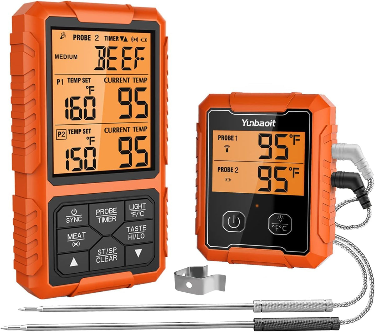 Yunbaoit transmitter for remote monitoring up to 500 ft during cooking