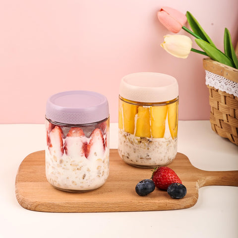 YUNCANG airtight lids seal in freshness and ease of opening.