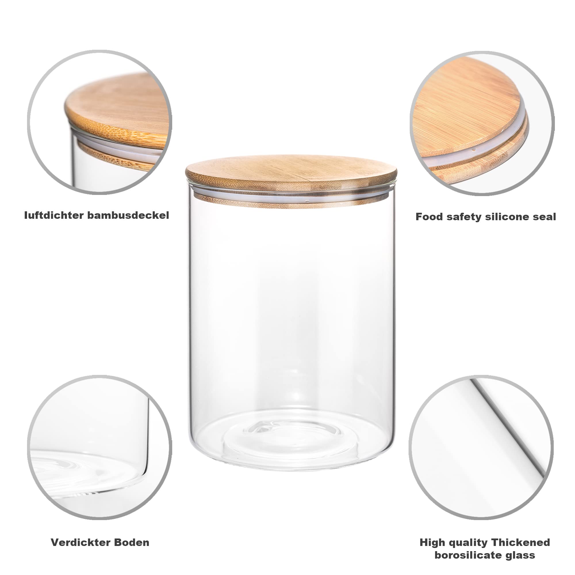 YUNCANG dishwasher-safe-bamboo-lids ensure easy cleaning.