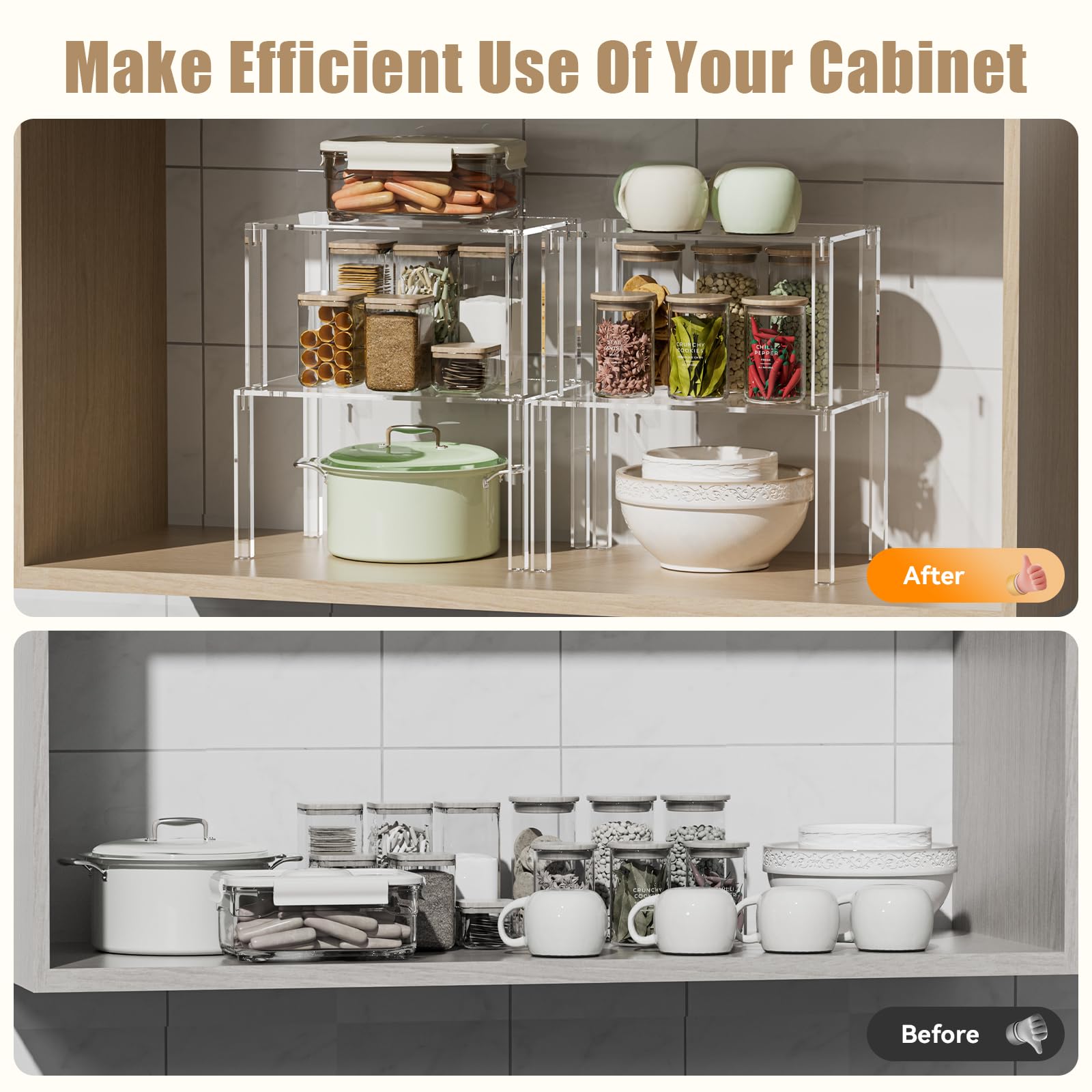 YUNEASELF clear display gift-ready design elevates gifting with practical organization.