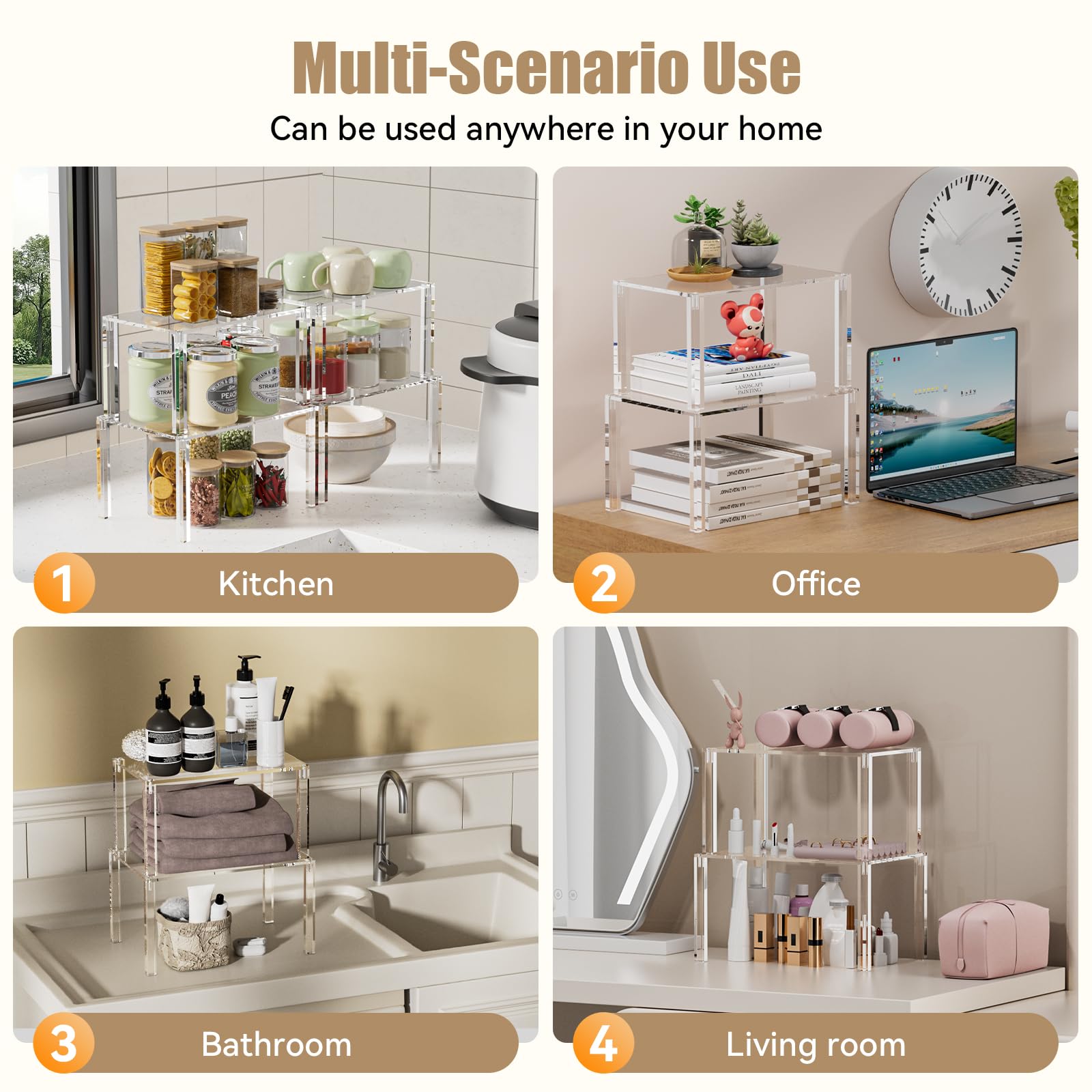 YUNEASELF from kitchen to bathroom, perfect for cabinets or countertops.