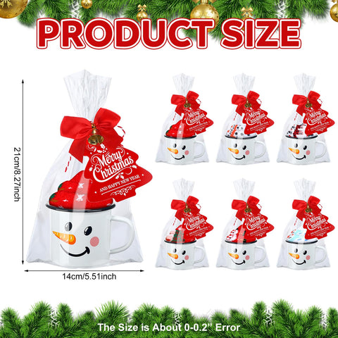 Yungyan snowman enamel mug for festive hot beverages