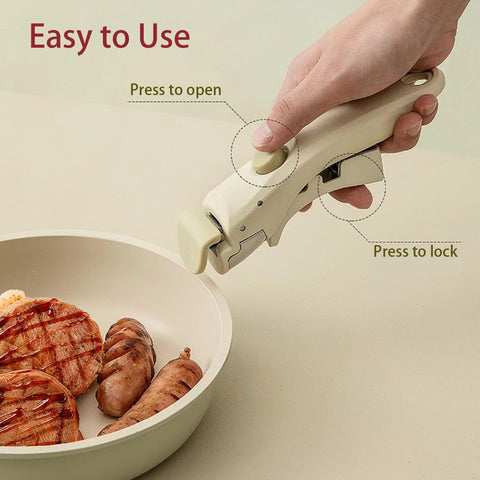 Yunlnny curved ergonomic handle offers comfortable, non-slip flipping every time.