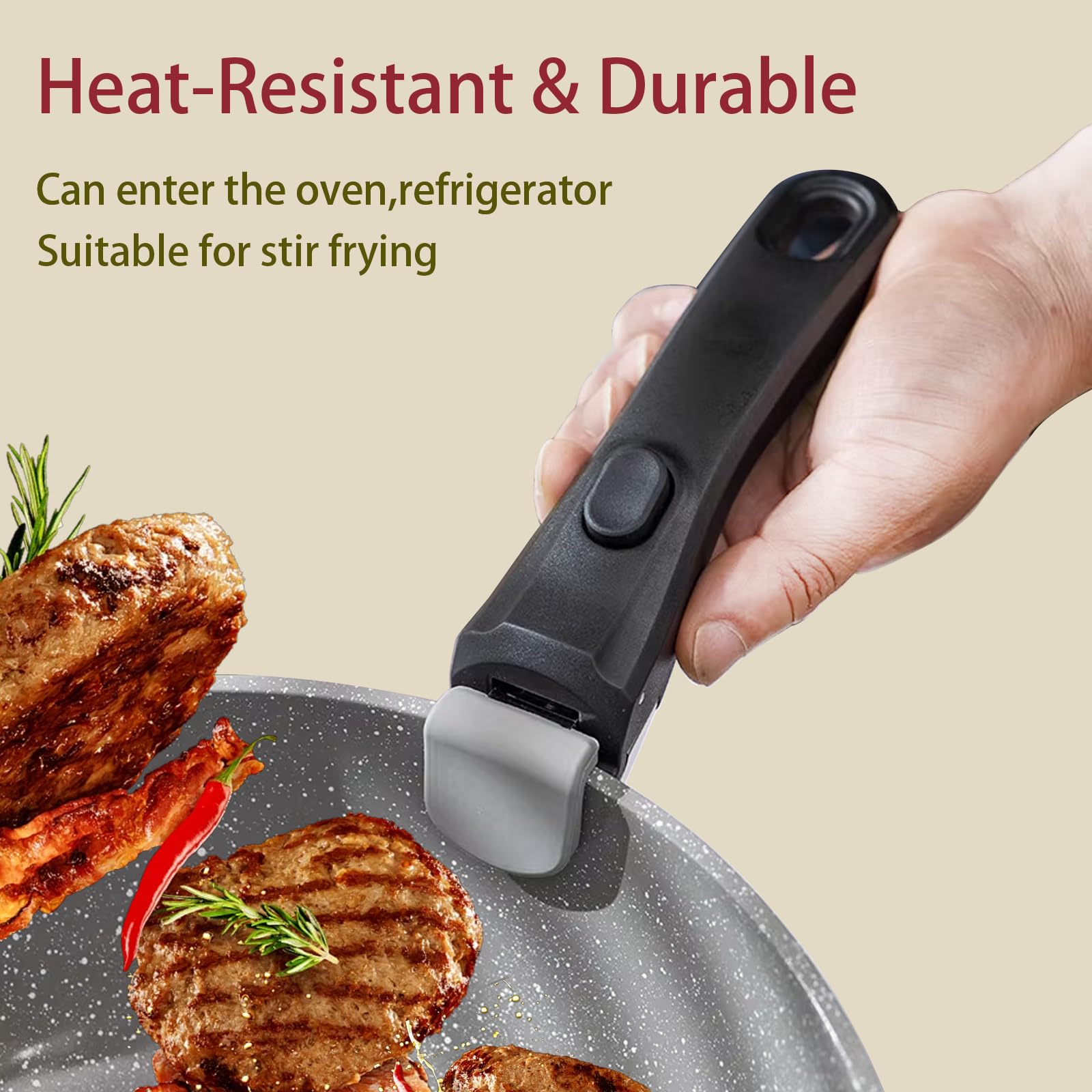 Yunlnny silicone oven mitts provide heat resistance for lifting hot cookware.