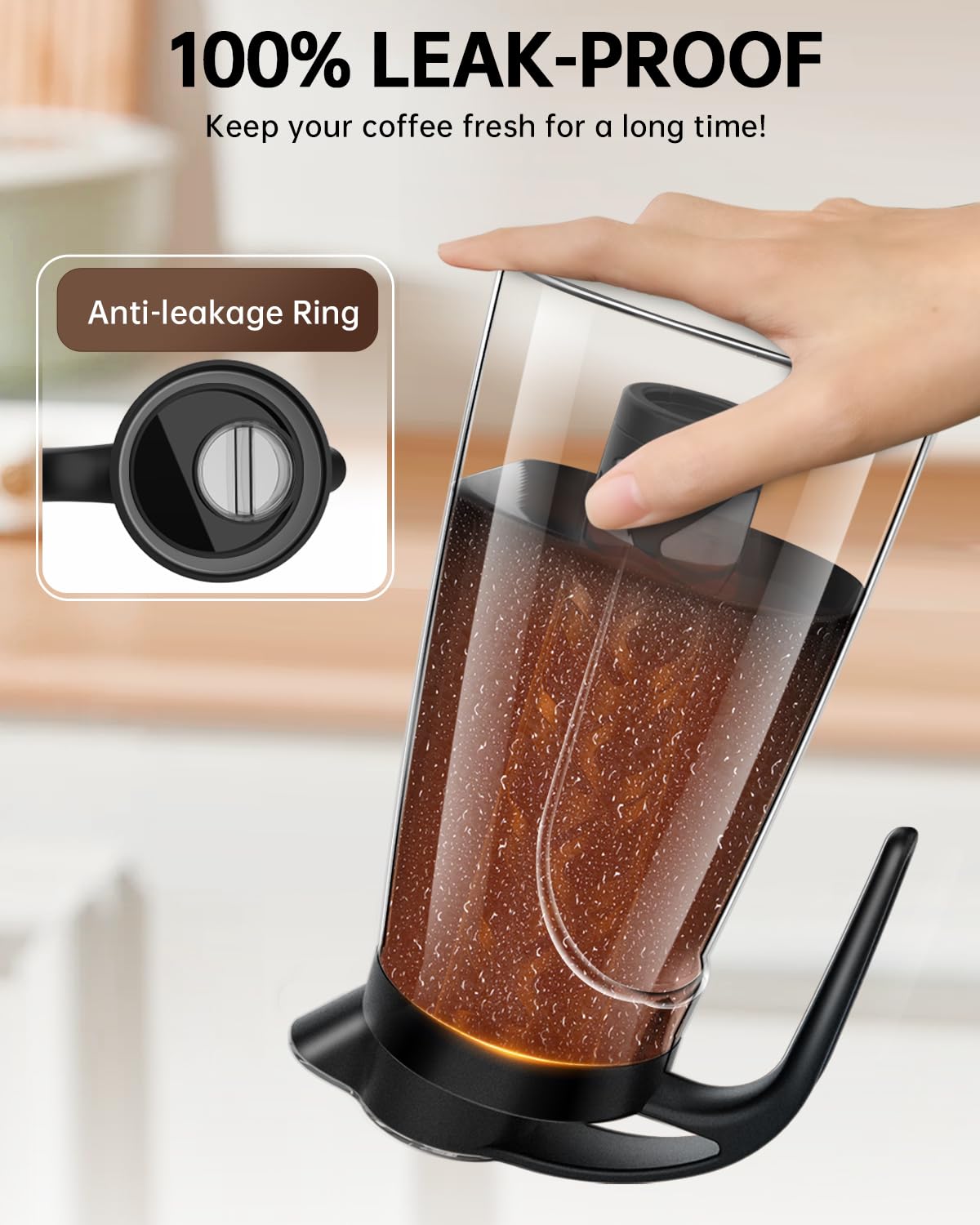 YURICK food-grade sealing ring ensures leak-proof performance and preserves freshness.