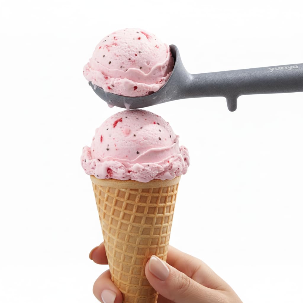 Yuriya gelato and sorbet use with smooth scooping.