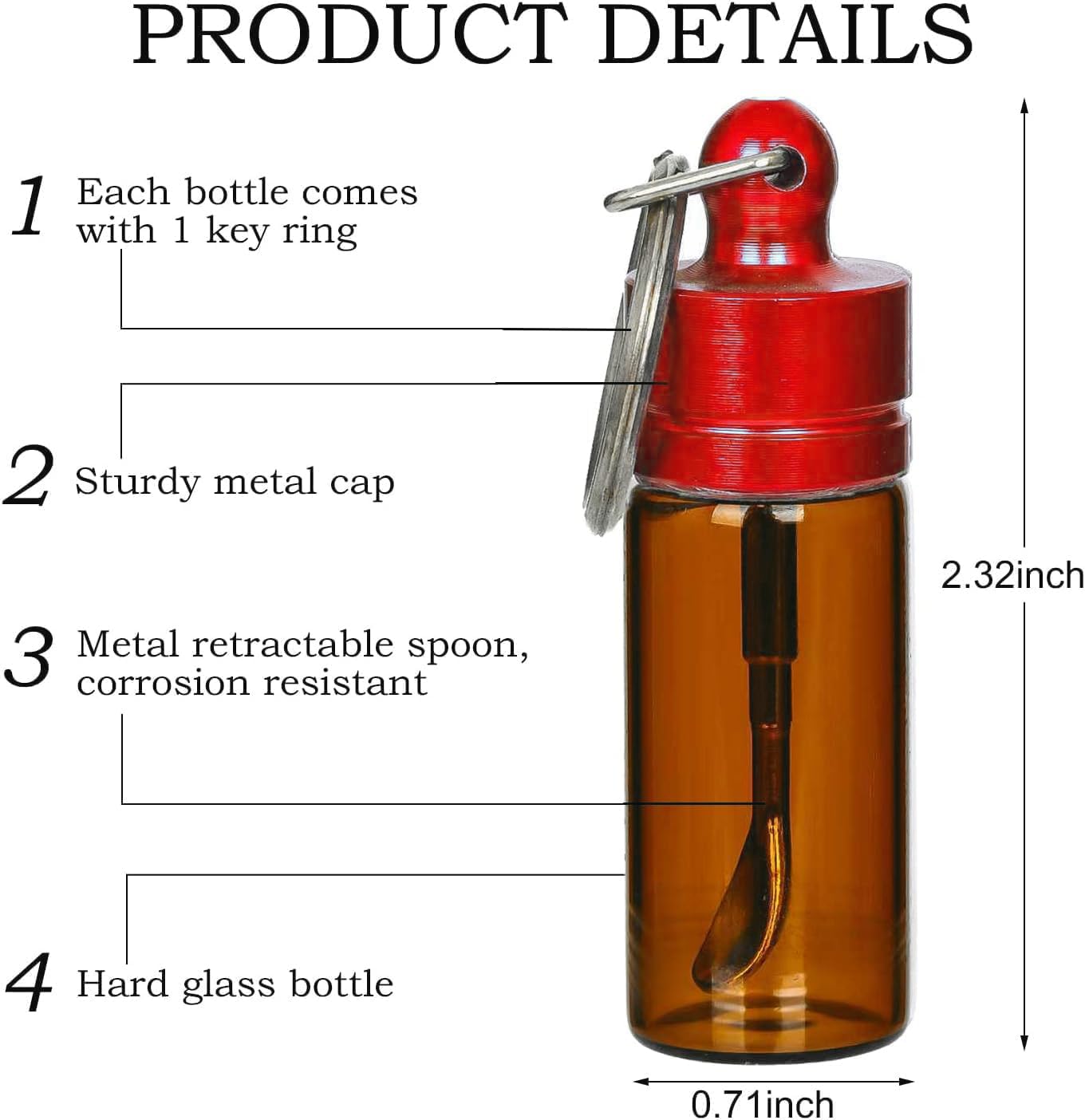 YUSAEAF leakproof glass containers keep liquids and dry goods secure during travel.