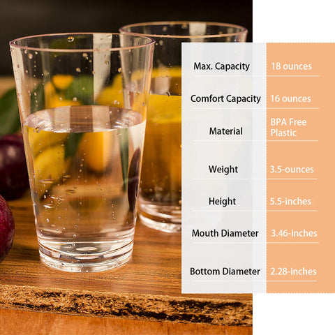 YUYUHUA BPA-free glass suitable for indoor and outdoor dining.