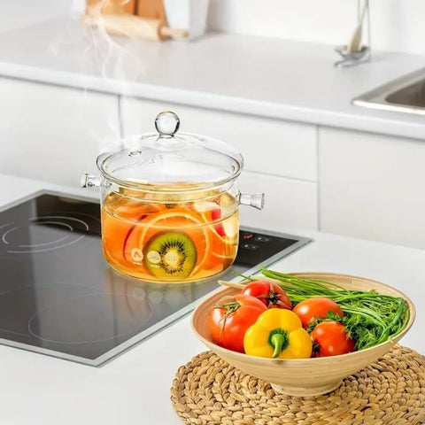 YVSAY 64oz simmer pot suitable for family meals.