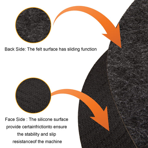 Yxmeiguo oval mat measures 17.75 by 11.75 inches for 6-8 qt cookers.