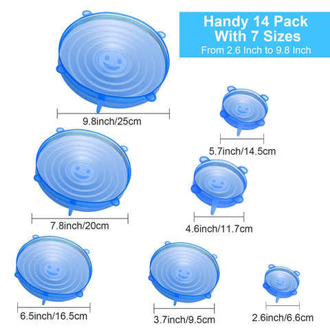 YXYL 2-6 inch stretch lid expanding to fit bowls securely