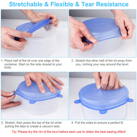 YXYL 5-7 inch stretch lid sealing medium jars for spill-free storage