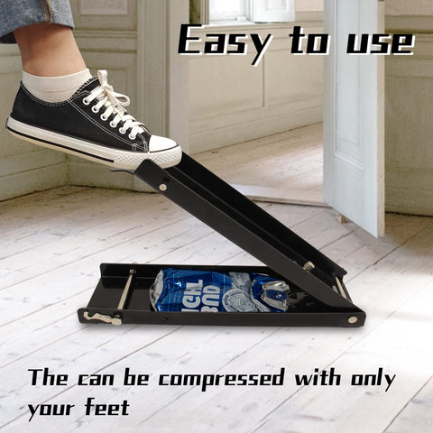 YYDS Can Crusher slip-prevention-handle ensures a secure grip during crushing