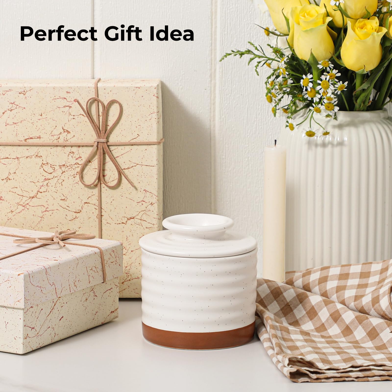 Y YHY water-seal butter keeper keeps butter soft and ready to spread