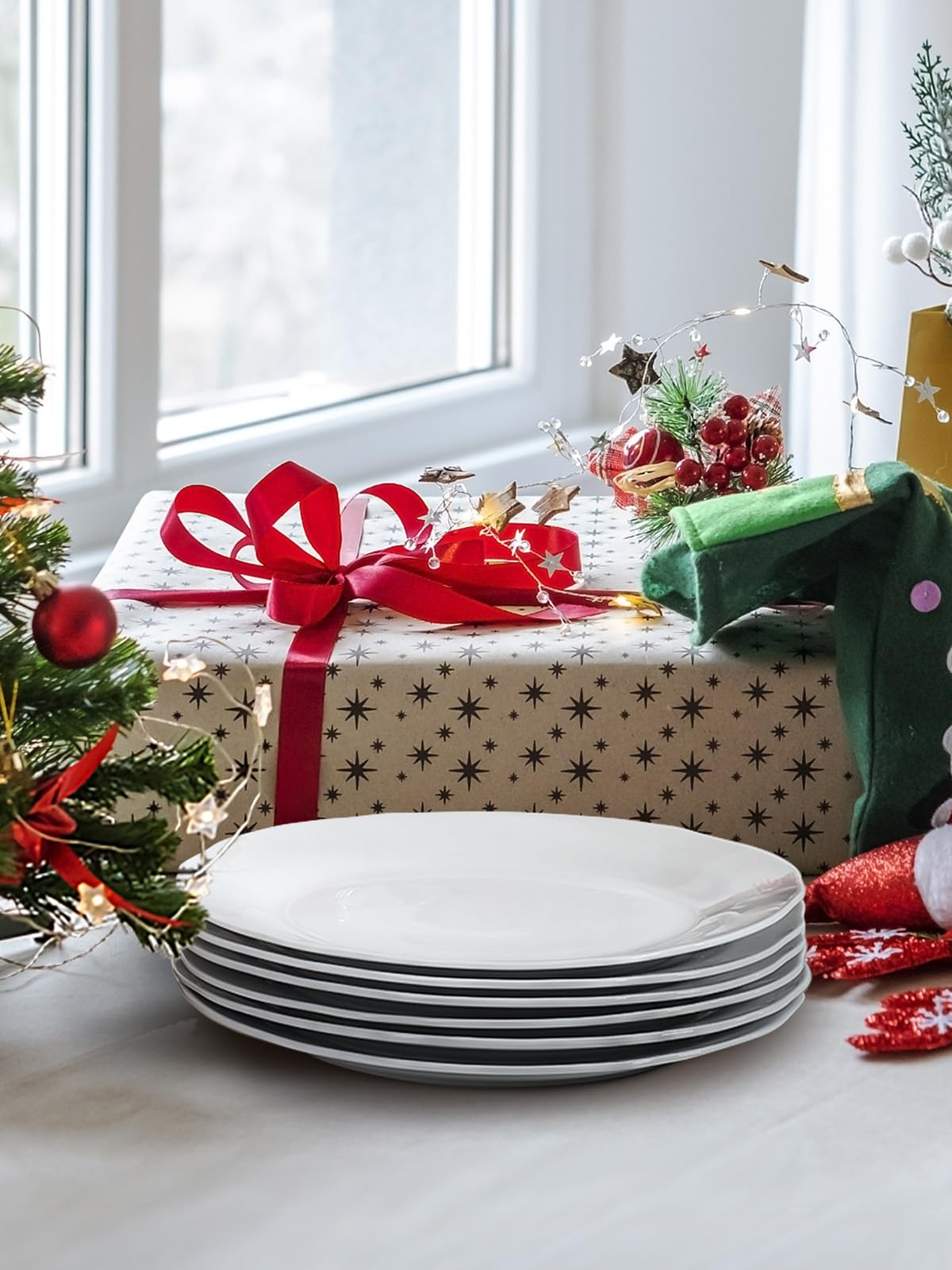 Y YHY plates complement core dinnerware for cohesive tables.