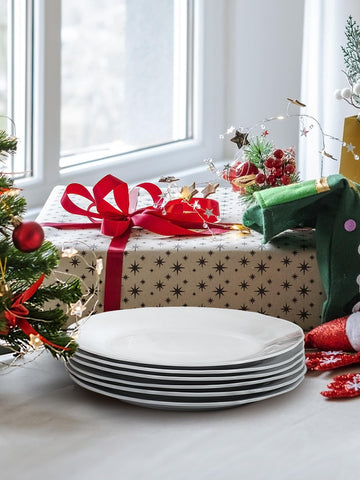 Y YHY plates complement core dinnerware for cohesive tables.