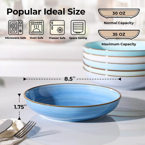YYHY gradient blue glaze close-up highlighting durable ceramic finish.