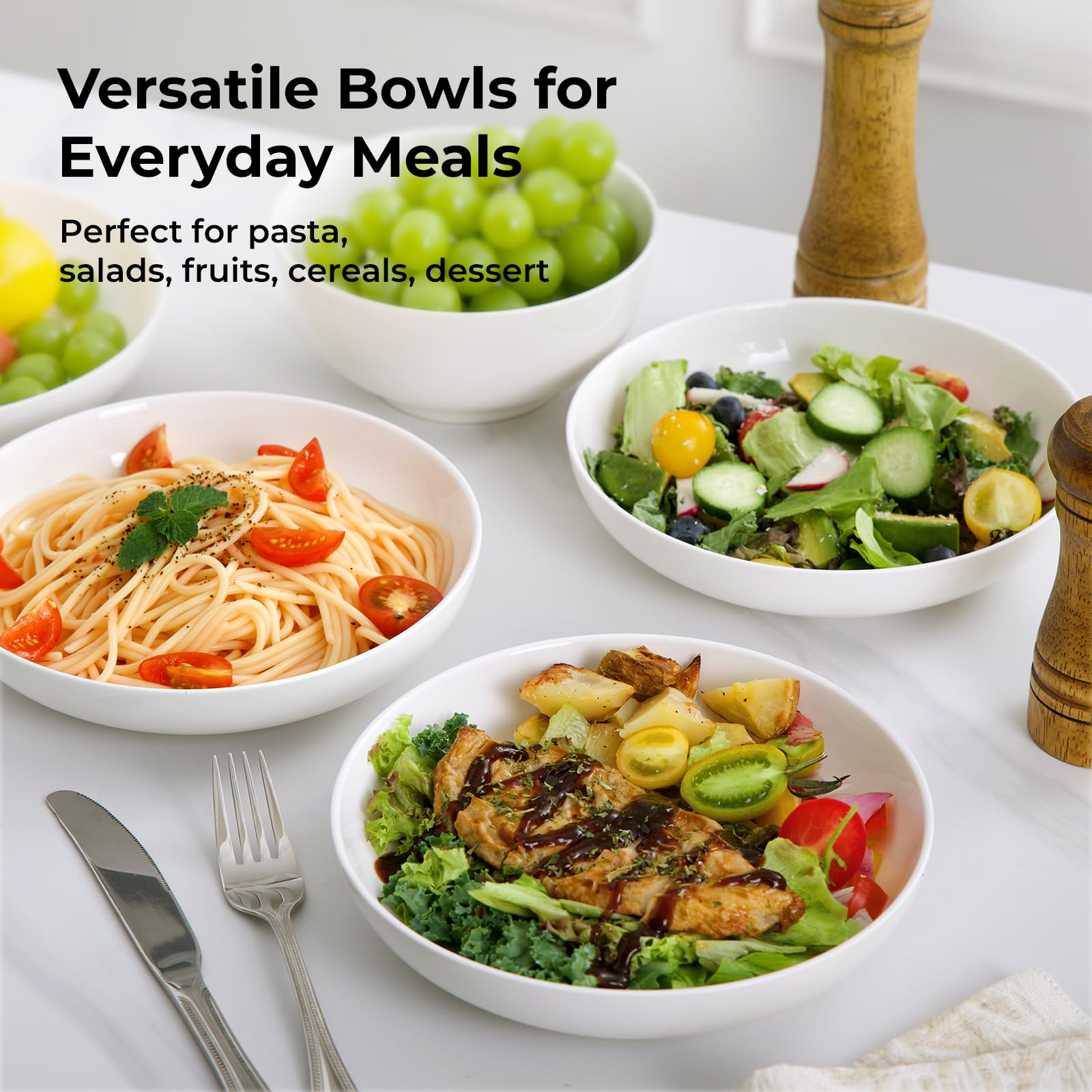 Y YHY microwave and dishwasher safe bowls for quick reheating and easy cleanup